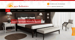 Desktop Screenshot of hotelfurniture.co.in